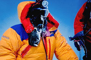 Jim Willimas on the summit of Mt. Everest